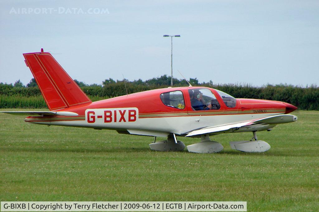 G-BIXB, 1981 Socata TB-9 Tampico C/N 208, Visitor to 2009 AeroExpo at Wycombe Air Park