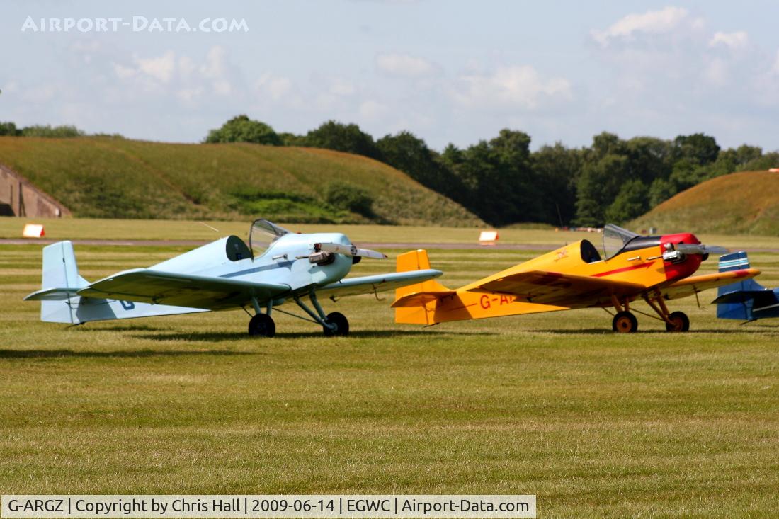 G-ARGZ, 1961 Rollason Druine D.31 Turbulent C/N PFA 562, Tiger Club Turbulent Display Team at the Cosford Air Show