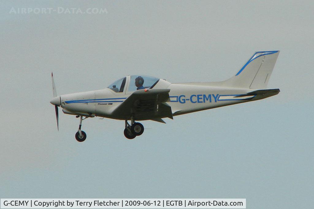 G-CEMY, 2007 Alpi Aviation Pioneer 300 C/N PFA 330-14440, Visitor to 2009 AeroExpo at Wycombe Air Park