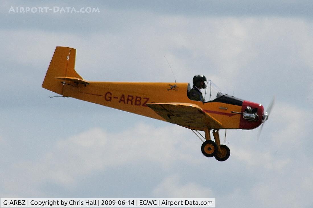 G-ARBZ, 1960 Rollason Druine D.31 Turbulent C/N PFA 553, Tiger Club Turbulent Display Team at the Cosford Air Show