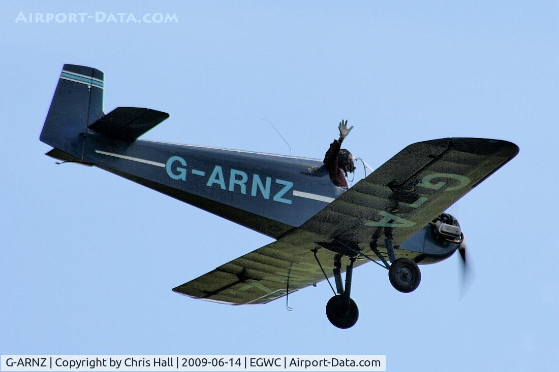 G-ARNZ, 1961 Rollason Druine D.31 Turbulent C/N PFA 579, Tiger Club Turbulent Display Team at the Cosford Air Show