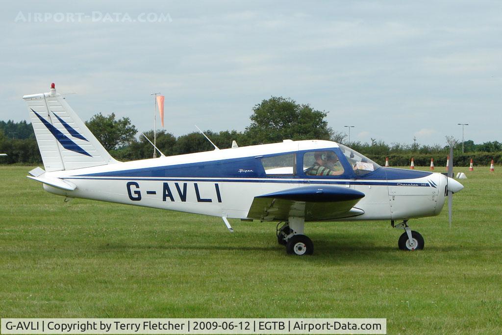 G-AVLI, 1967 Piper PA-28-140 Cherokee C/N 28-23388, Visitor to 2009 AeroExpo at Wycombe Air Park
