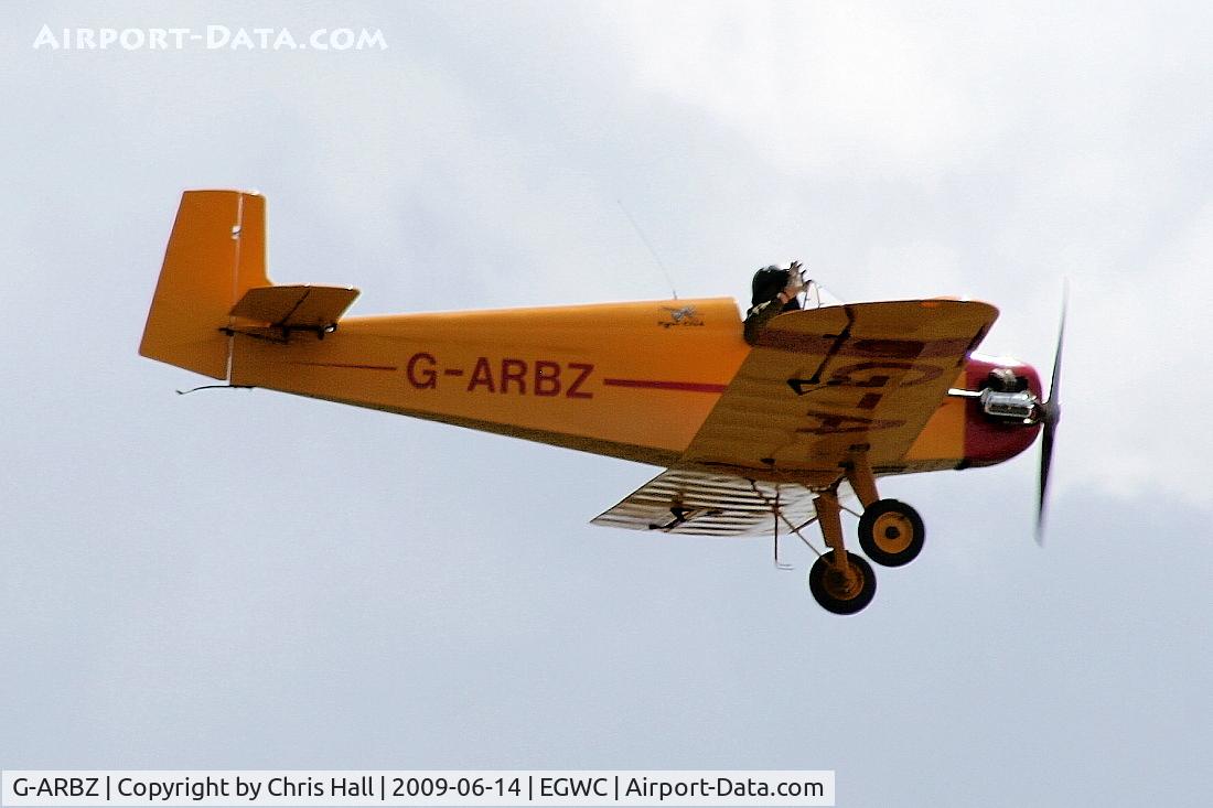 G-ARBZ, 1960 Rollason Druine D.31 Turbulent C/N PFA 553, Tiger Club Turbulent Display Team at the Cosford Air Show