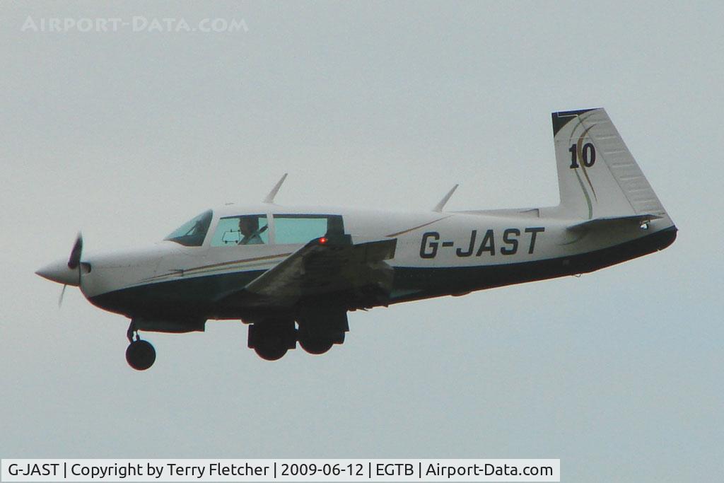 G-JAST, 1980 Mooney M20J 201 C/N 24-1010, Visitor to 2009 AeroExpo at Wycombe Air Park