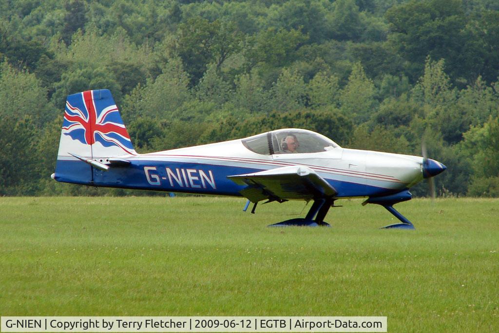 G-NIEN, 2006 Vans RV-9A C/N PFA 320-14419, Visitor to 2009 AeroExpo at Wycombe Air Park