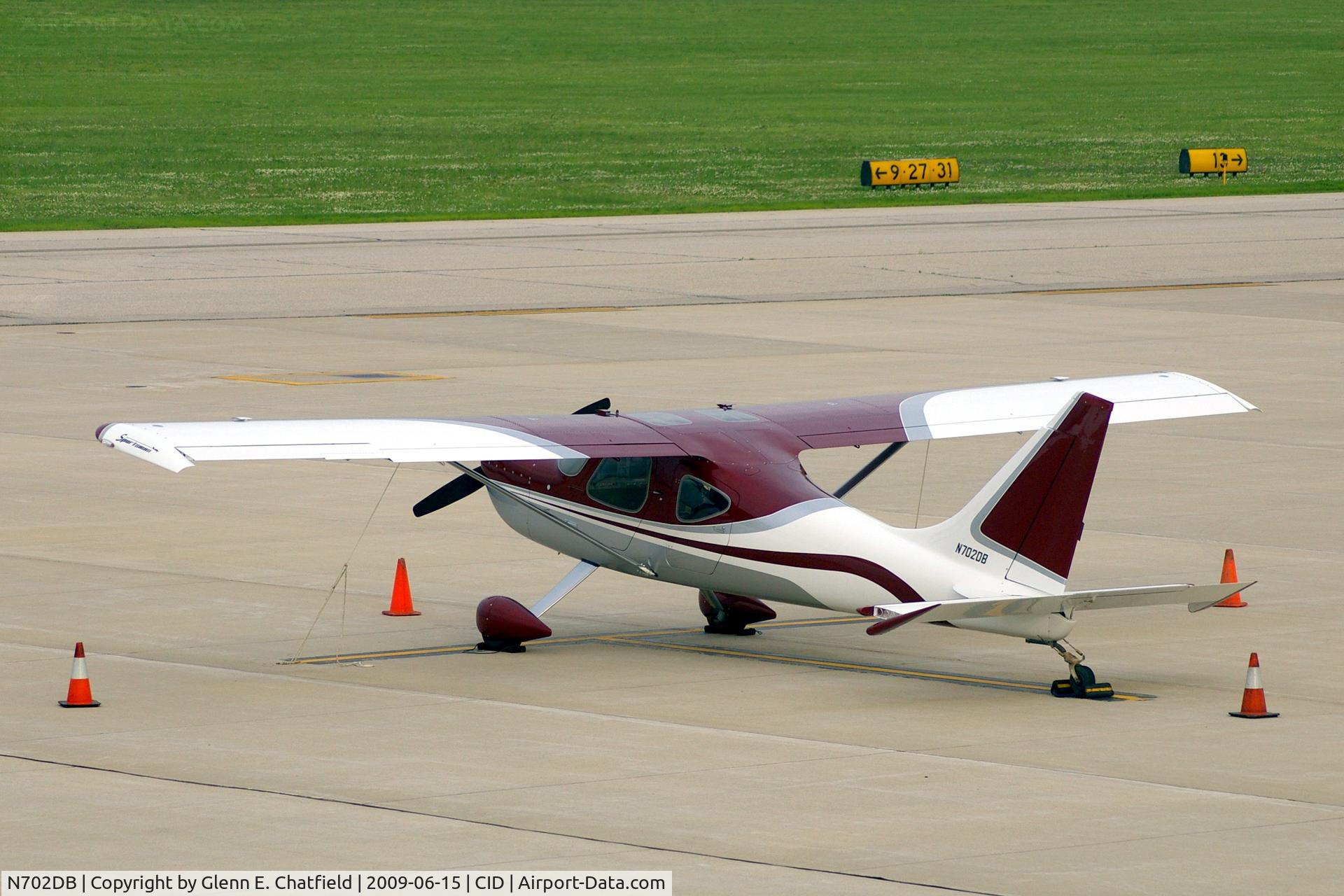N702DB, 2008 Glasair GS-2 Sportsman C/N 7139,  Parked on the ramp by the tower