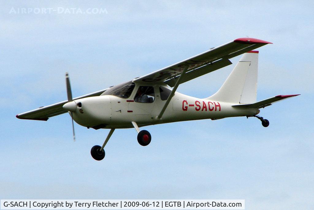 G-SACH, 2002 Stoddard-Hamilton Glastar C/N PFA 295-13088, Visitor to 2009 AeroExpo at Wycombe Air Park