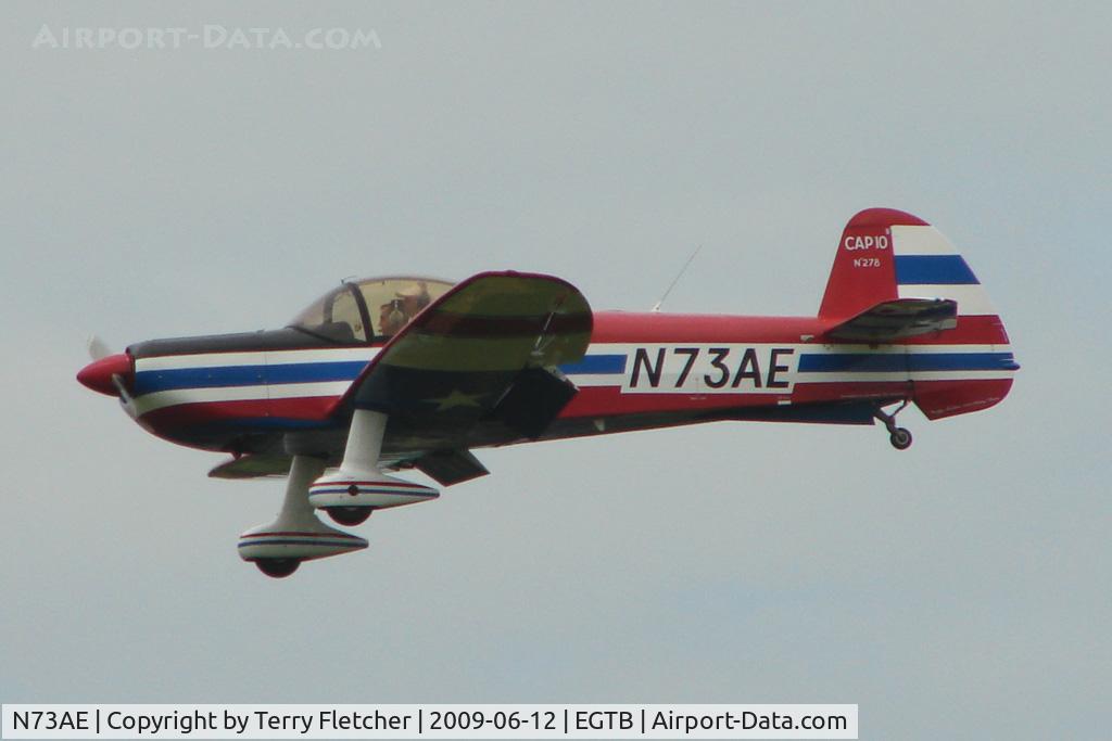 N73AE, 1998 Mudry CAP-10B C/N 278, Visitor to 2009 AeroExpo at Wycombe Air Park