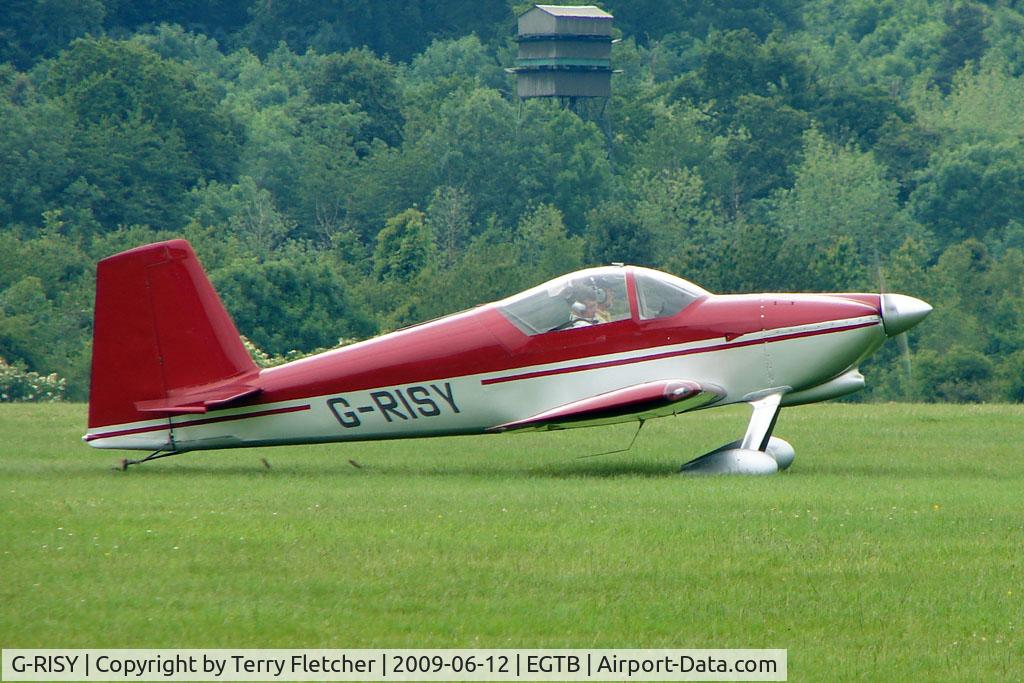 G-RISY, 2008 Vans RV-7 C/N PFA 323-14320, Visitor to 2009 AeroExpo at Wycombe Air Park