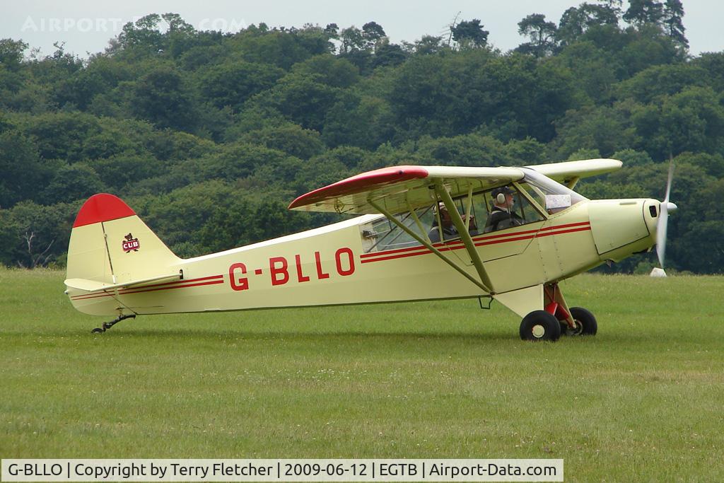 G-BLLO, 1953 Piper L-18C Super Cub (PA-18-95) C/N 18-3099, Visitor to 2009 AeroExpo at Wycombe Air Park