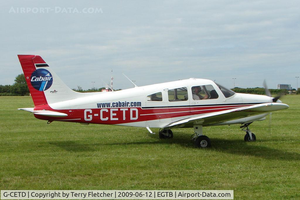 G-CETD, 2002 Piper PA-28-161 Cherokee Warrior III C/N 2842152, Visitor to 2009 AeroExpo at Wycombe Air Park