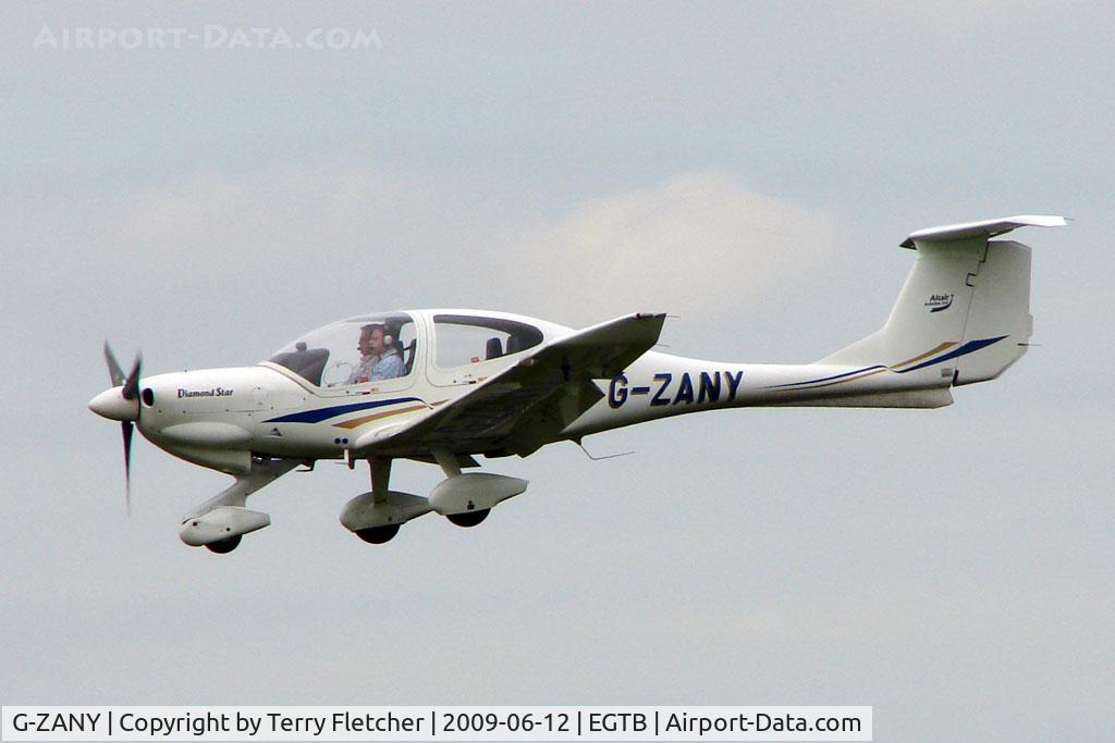 G-ZANY, 2003 Diamond DA-40D Diamond Star C/N D4.040, Visitor to 2009 AeroExpo at Wycombe Air Park