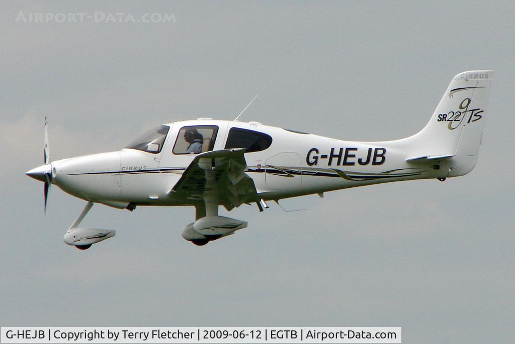 G-HEJB, 2007 Cirrus SR22 GTS C/N 2311, Visitor to 2009 AeroExpo at Wycombe Air Park