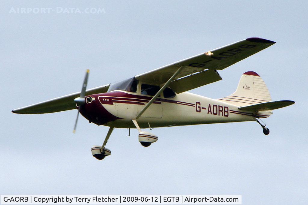 G-AORB, 1952 Cessna 170B C/N 20767, Visitor to 2009 AeroExpo at Wycombe Air Park