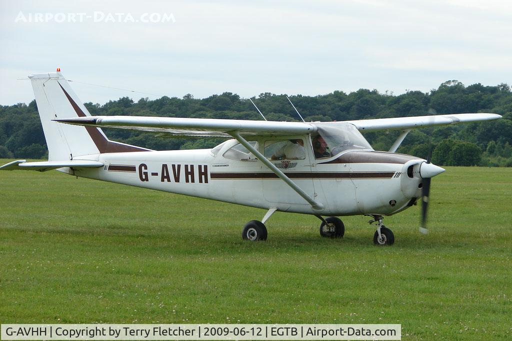 G-AVHH, 1967 Reims F172H Skyhawk C/N 0337, Visitor to 2009 AeroExpo at Wycombe Air Park