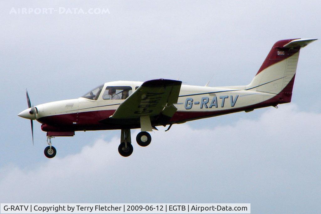 G-RATV, 1983 Piper PA-28RT-201T Turbo Arrow IV Arrow IV C/N 28R-8431005, Visitor to 2009 AeroExpo at Wycombe Air Park