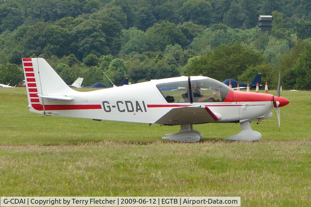 G-CDAI, 2005 Robin DR-400-140B Major C/N 2574, Visitor to 2009 AeroExpo at Wycombe Air Park
