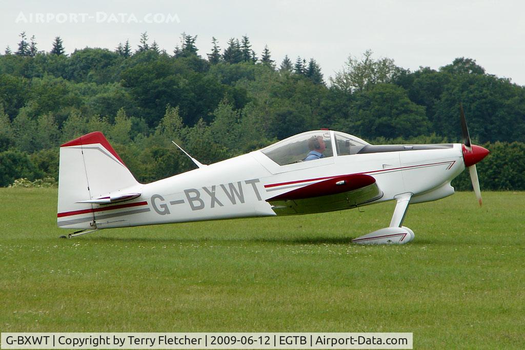 G-BXWT, 2000 Vans RV-6 C/N PFA 181-12639, Visitor to 2009 AeroExpo at Wycombe Air Park
