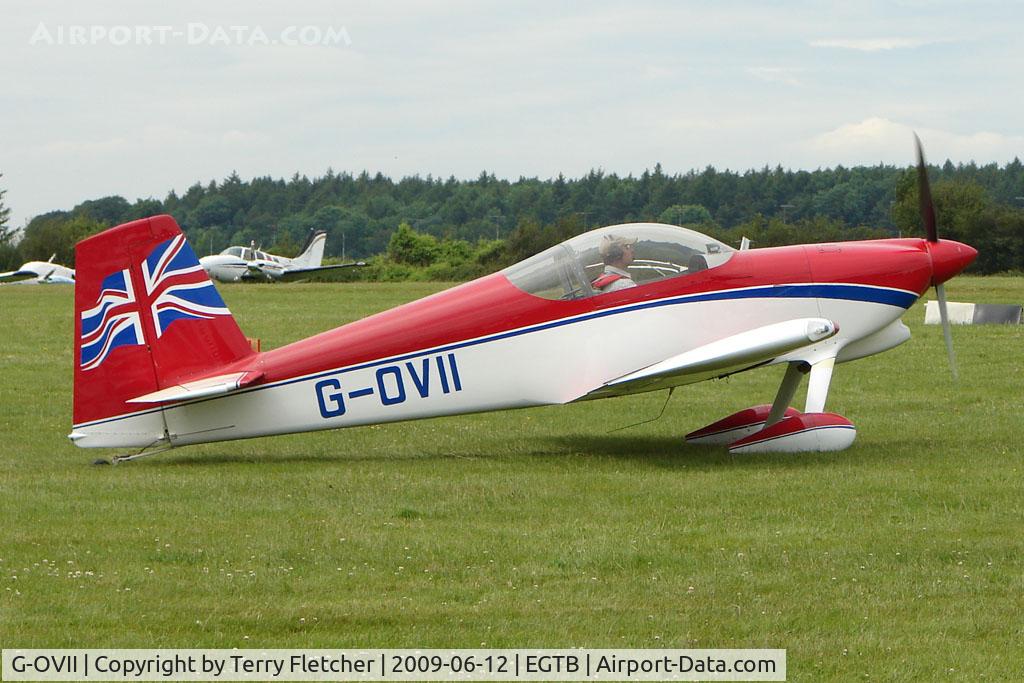 G-OVII, 2007 Vans RV-7 C/N PFA 323-14100, Visitor to 2009 AeroExpo at Wycombe Air Park