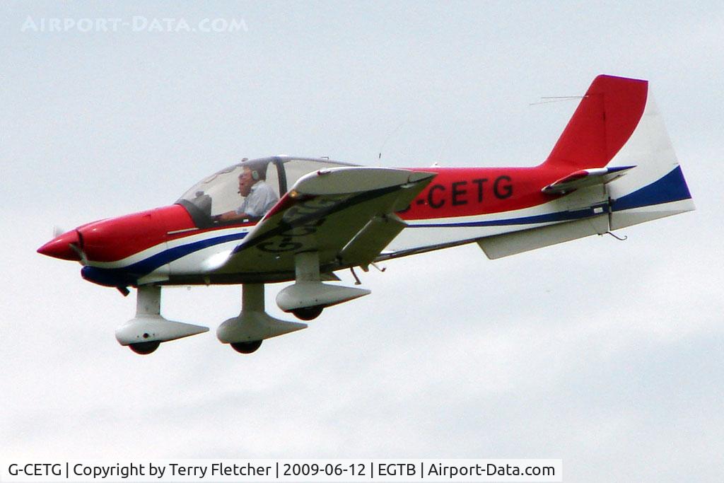 G-CETG, 2007 Robin R-2160i Alpha Sport Alpha Sport C/N 160AI-0008, Visitor to 2009 AeroExpo at Wycombe Air Park