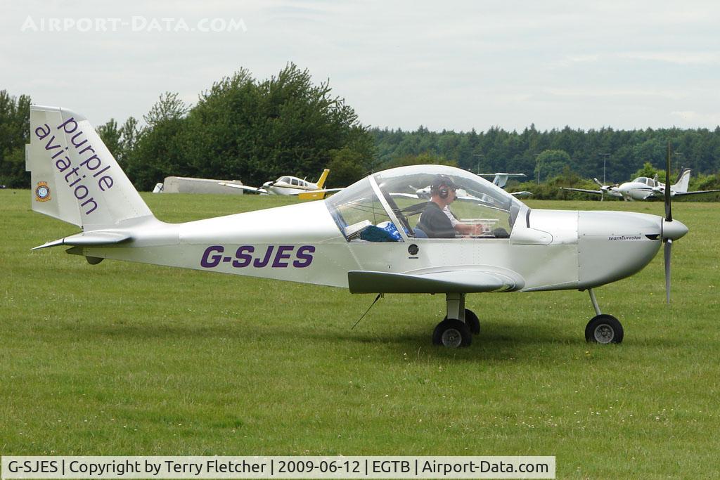 G-SJES, 2007 Cosmik EV-97 TeamEurostar UK C/N 2918, Visitor to 2009 AeroExpo at Wycombe Air Park