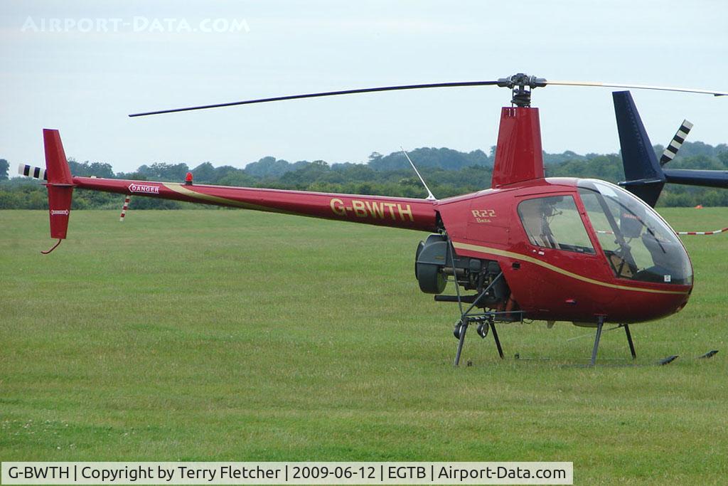 G-BWTH, 1991 Robinson R22 Beta C/N 1767, Visitor to 2009 AeroExpo at Wycombe Air Park