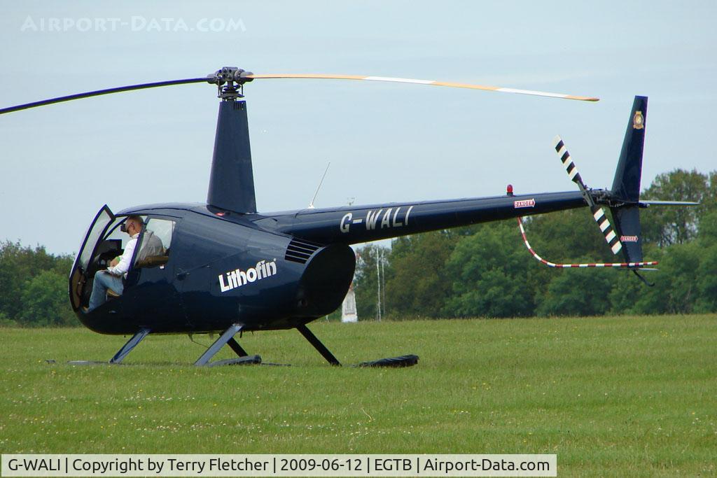 G-WALI, 2005 Robinson R44 II C/N 10849, Visitor to 2009 AeroExpo at Wycombe Air Park