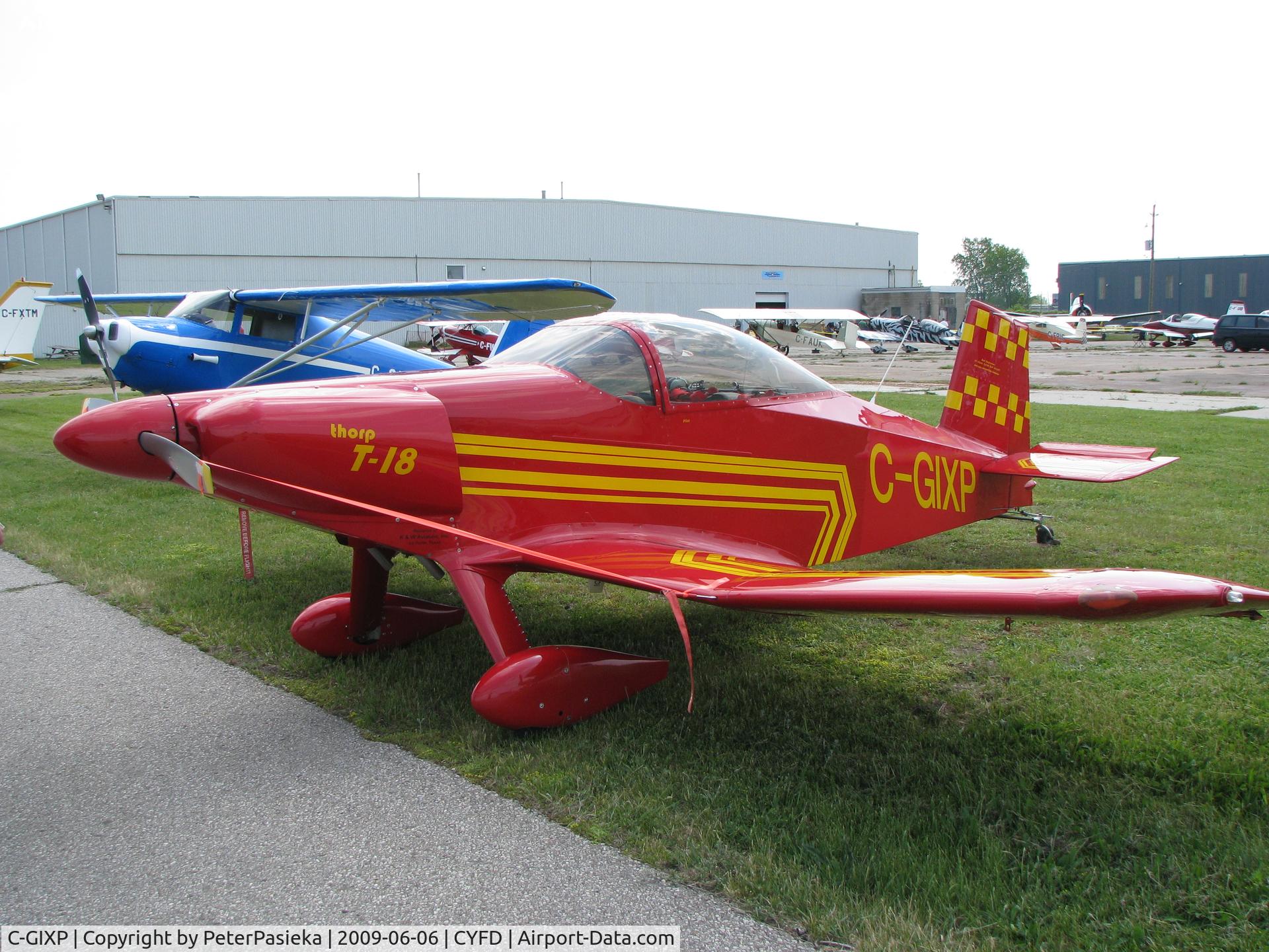 C-GIXP, 1972 Thorp T-18 Tiger C/N 684-1, @ Brantford Airport