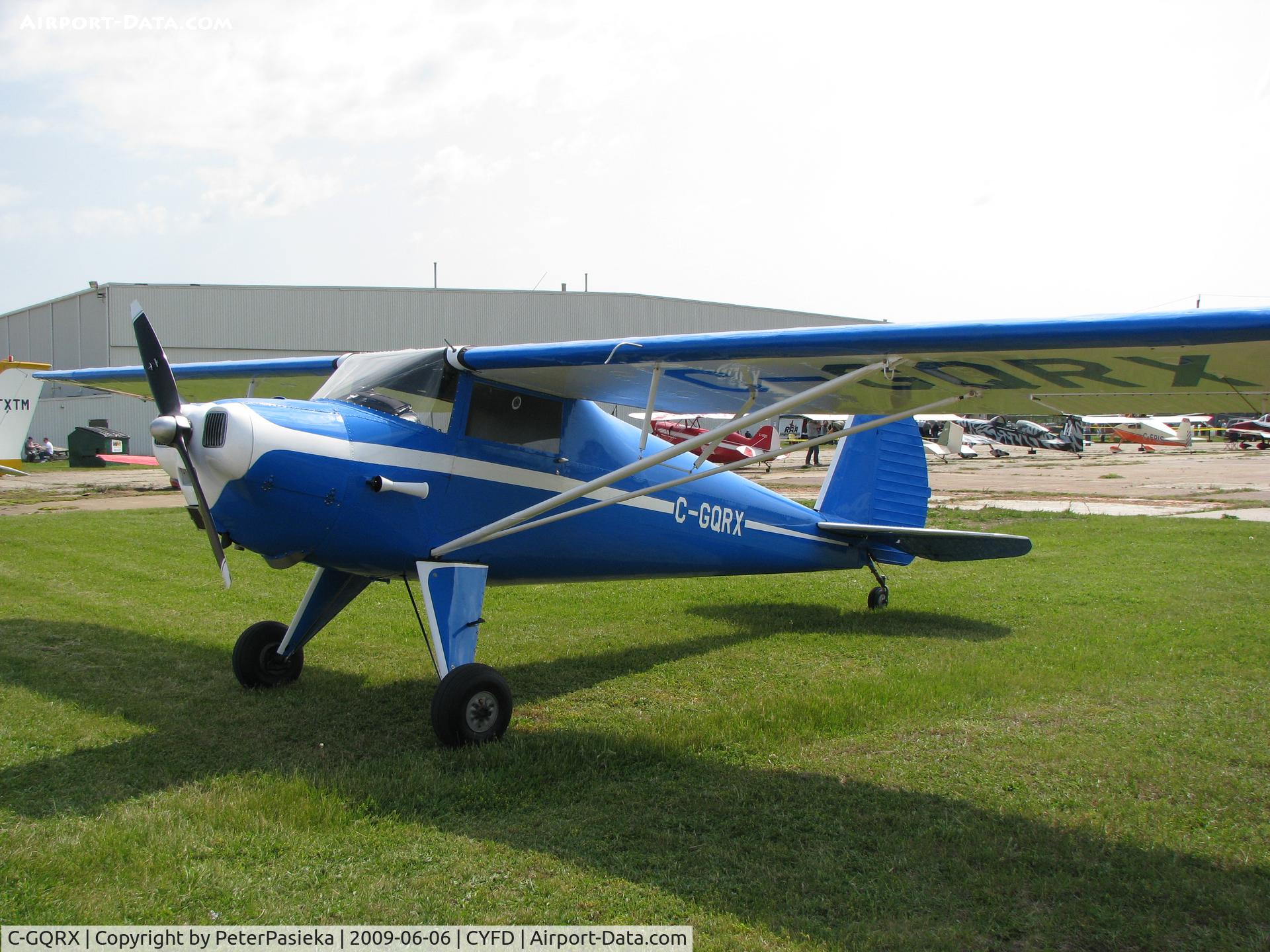 C-GQRX, 1946 Luscombe 8A C/N 2118, @ Brantford Airport