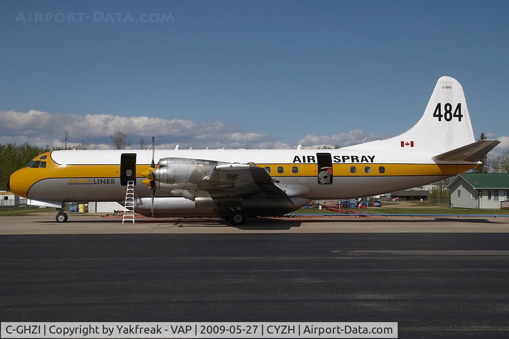 C-GHZI, 1959 Lockheed L-188C Electra C/N 2007, Air Spray Lockheed Electra
