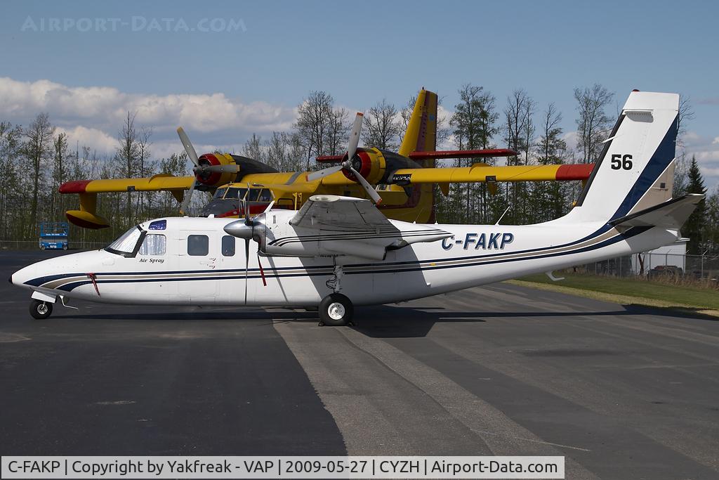 C-FAKP, 1972 Aero Commander 690 C/N 11040, Air Spray Commander