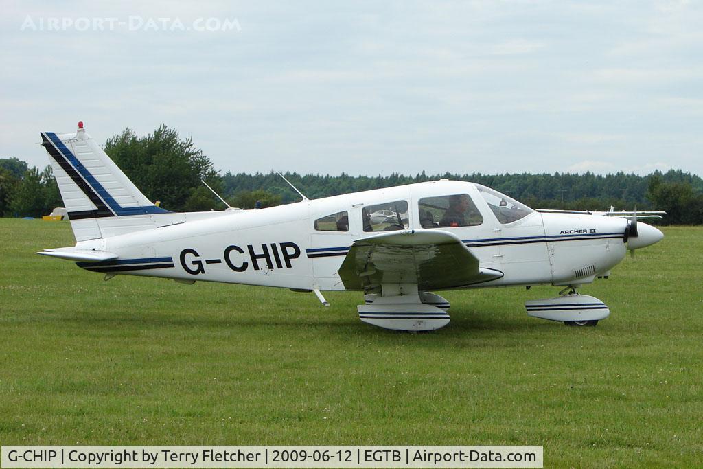 G-CHIP, 1982 Piper PA-28-181 Cherokee Archer II C/N 28-8290095, Visitor to 2009 AeroExpo at Wycombe Air Park