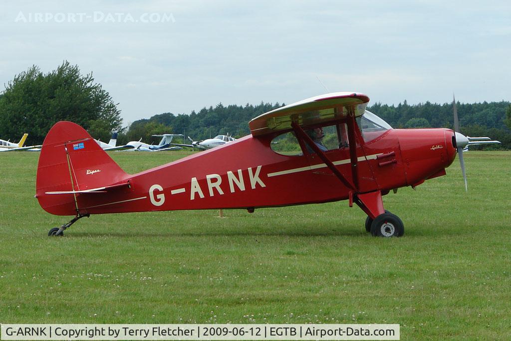 G-ARNK, 1961 Piper PA-22-108 Colt Colt C/N 22-8622, Visitor to 2009 AeroExpo at Wycombe Air Park
