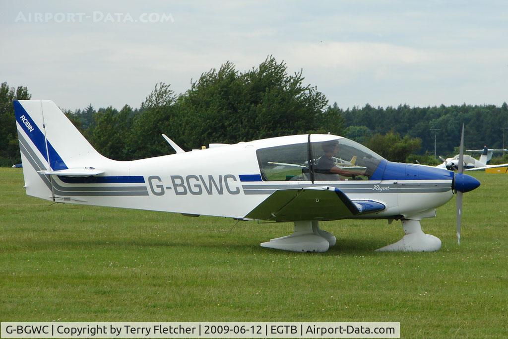 G-BGWC, 1979 Robin DR-400-180 Regent Regent C/N 1420, Visitor to 2009 AeroExpo at Wycombe Air Park