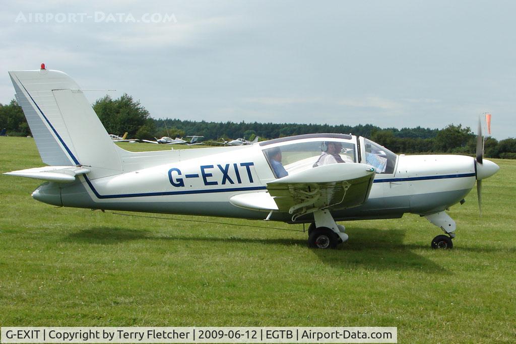 G-EXIT, 1977 Socata MS-893E Rallye 180GT Gaillard C/N 12979, Visitor to 2009 AeroExpo at Wycombe Air Park