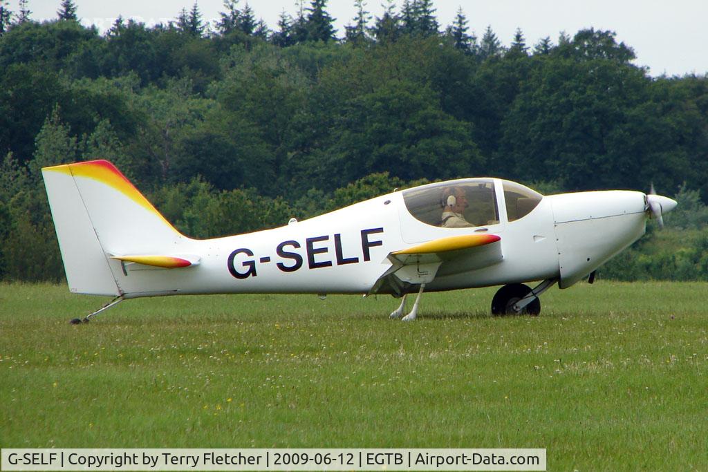 G-SELF, 2004 Europa Monowheel C/N PFA 247-12996, Visitor to 2009 AeroExpo at Wycombe Air Park