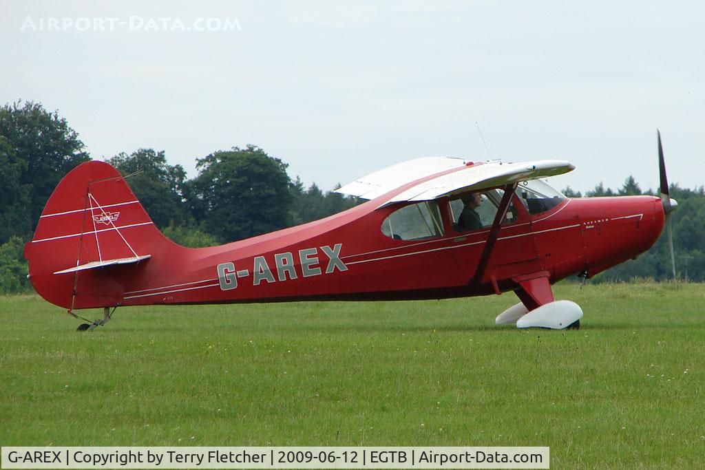 G-AREX, 1948 Aeronca 15AC Sedan C/N 15AC-61, Visitor to 2009 AeroExpo at Wycombe Air Park