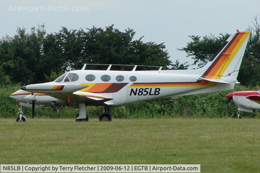 N85LB, 1978 Cessna 340A C/N 340A0486, Visitor to 2009 AeroExpo at Wycombe Air Park