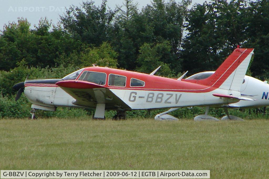G-BBZV, 1973 Piper PA-28R-200-2 Cherokee Arrow II C/N 28R-7435105, Visitor to 2009 AeroExpo at Wycombe Air Park