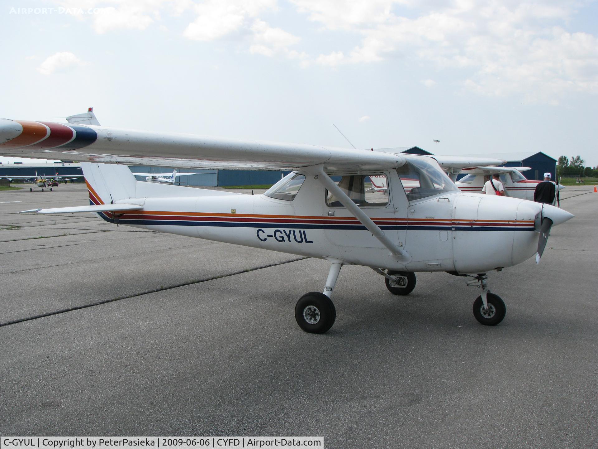 C-GYUL, 1977 Cessna 150M C/N 15079390, @ Brantford Airport