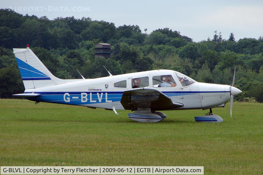G-BLVL, 1984 Piper PA-28-161 Cherokee Warrior II C/N 28-8416109, Visitor to 2009 AeroExpo at Wycombe Air Park