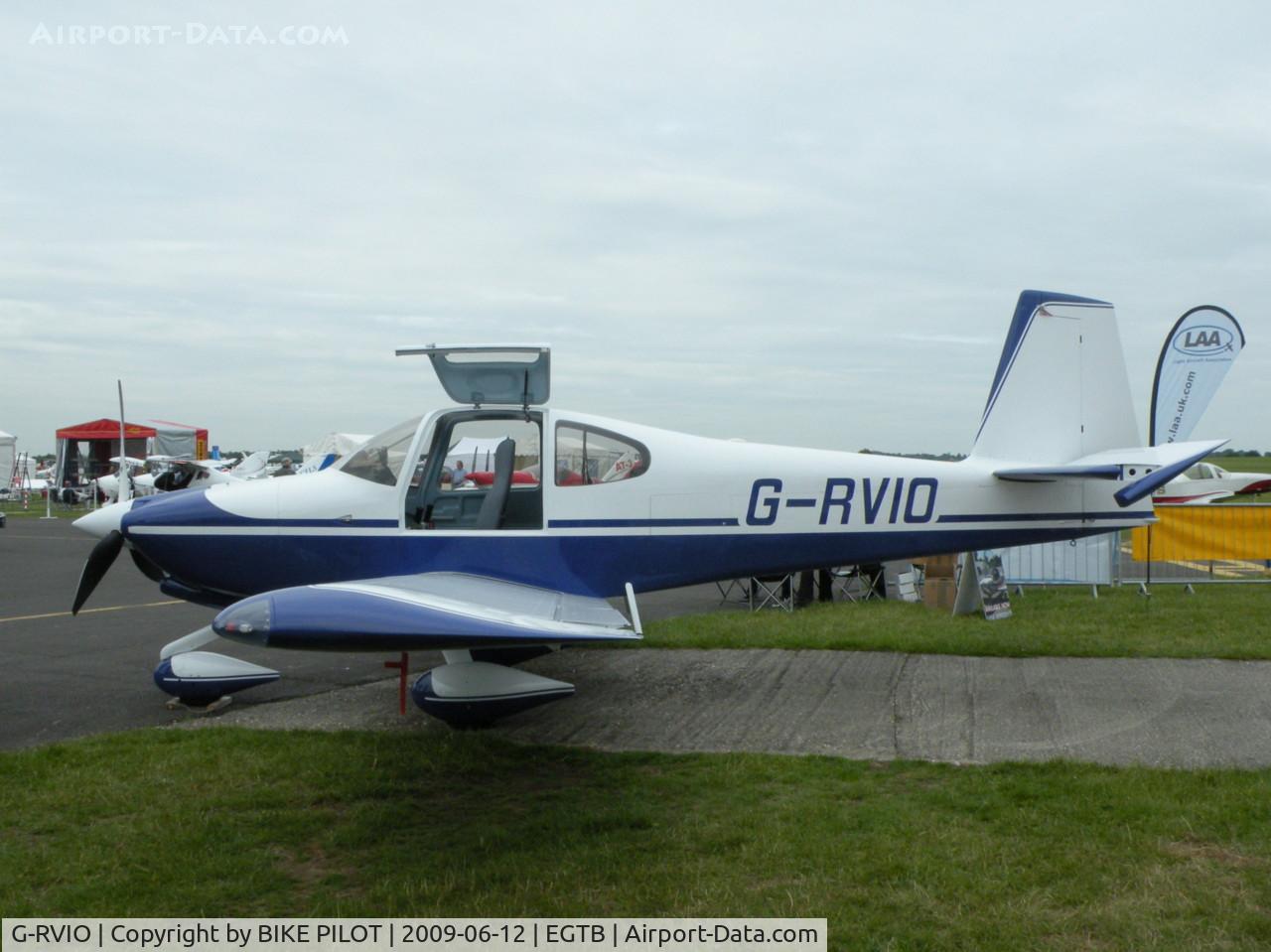 G-RVIO, 2006 Vans RV-10 C/N PFA 339-14547, AEROEXPO LONDON 2009