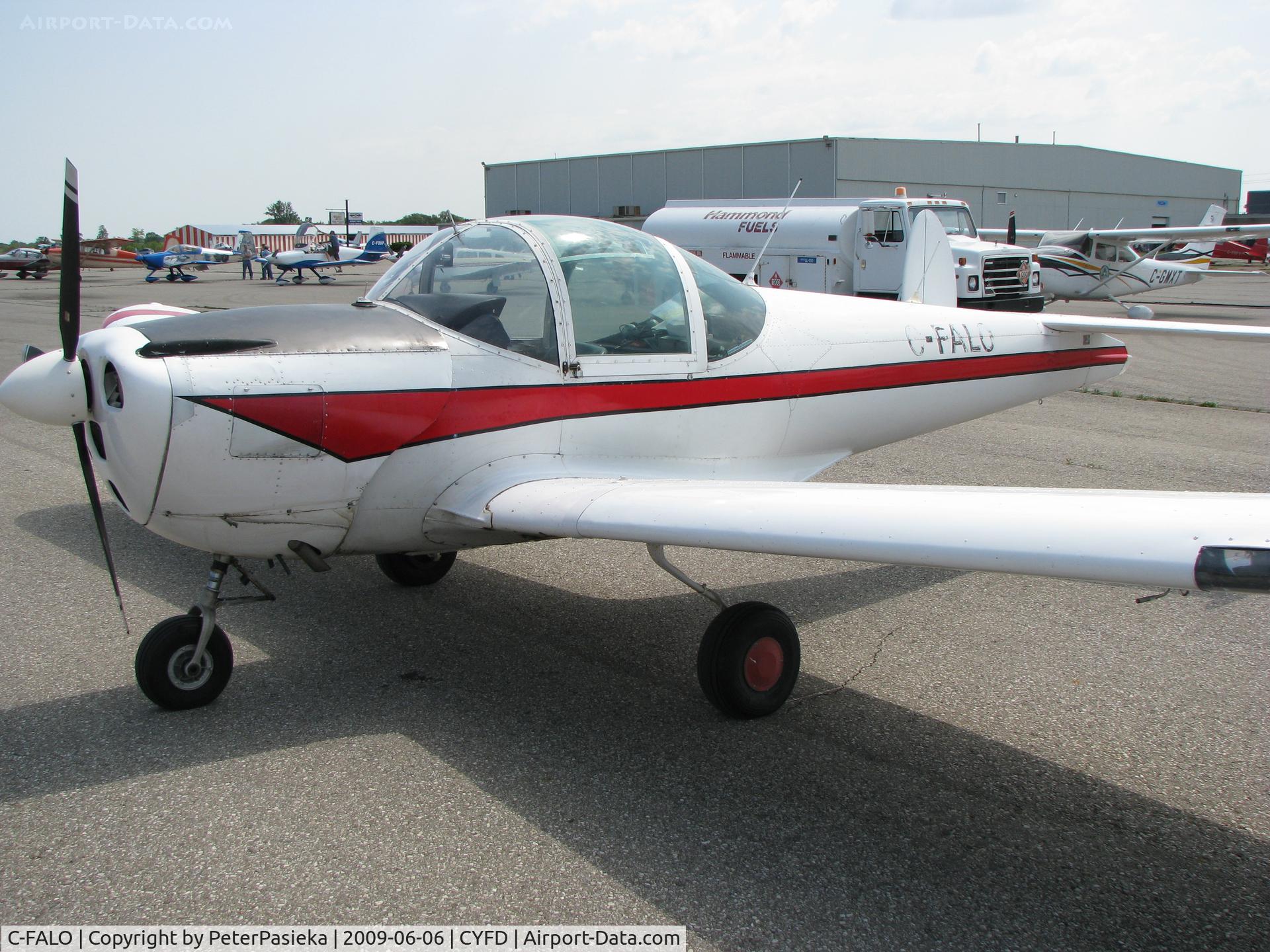 C-FALO, 1966 Alon A2X Aircoupe C/N A-239X, @ Brantford Airport