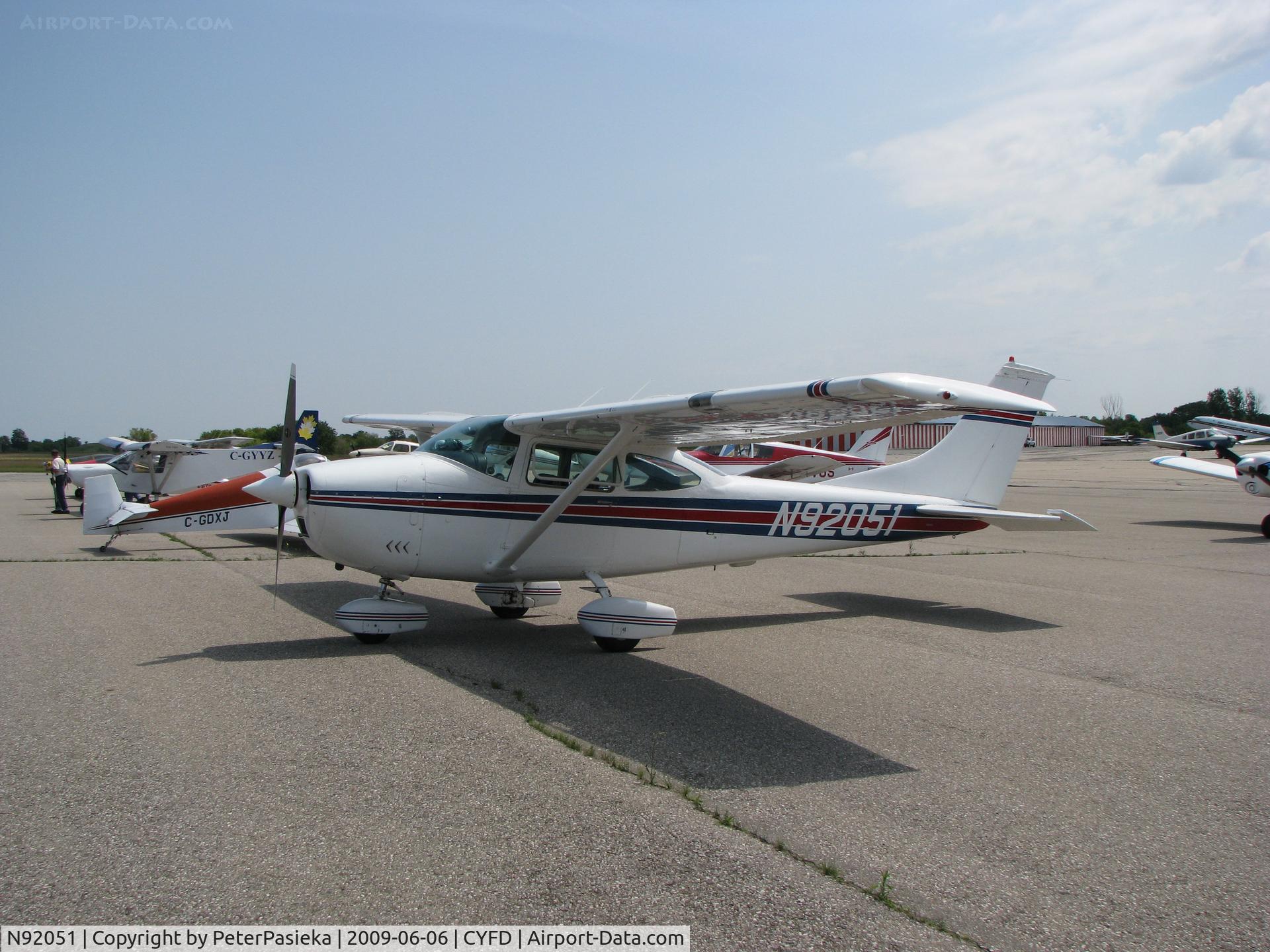 N92051, 1969 Cessna 182M Skylane C/N 18260021, @ Brantford Airport