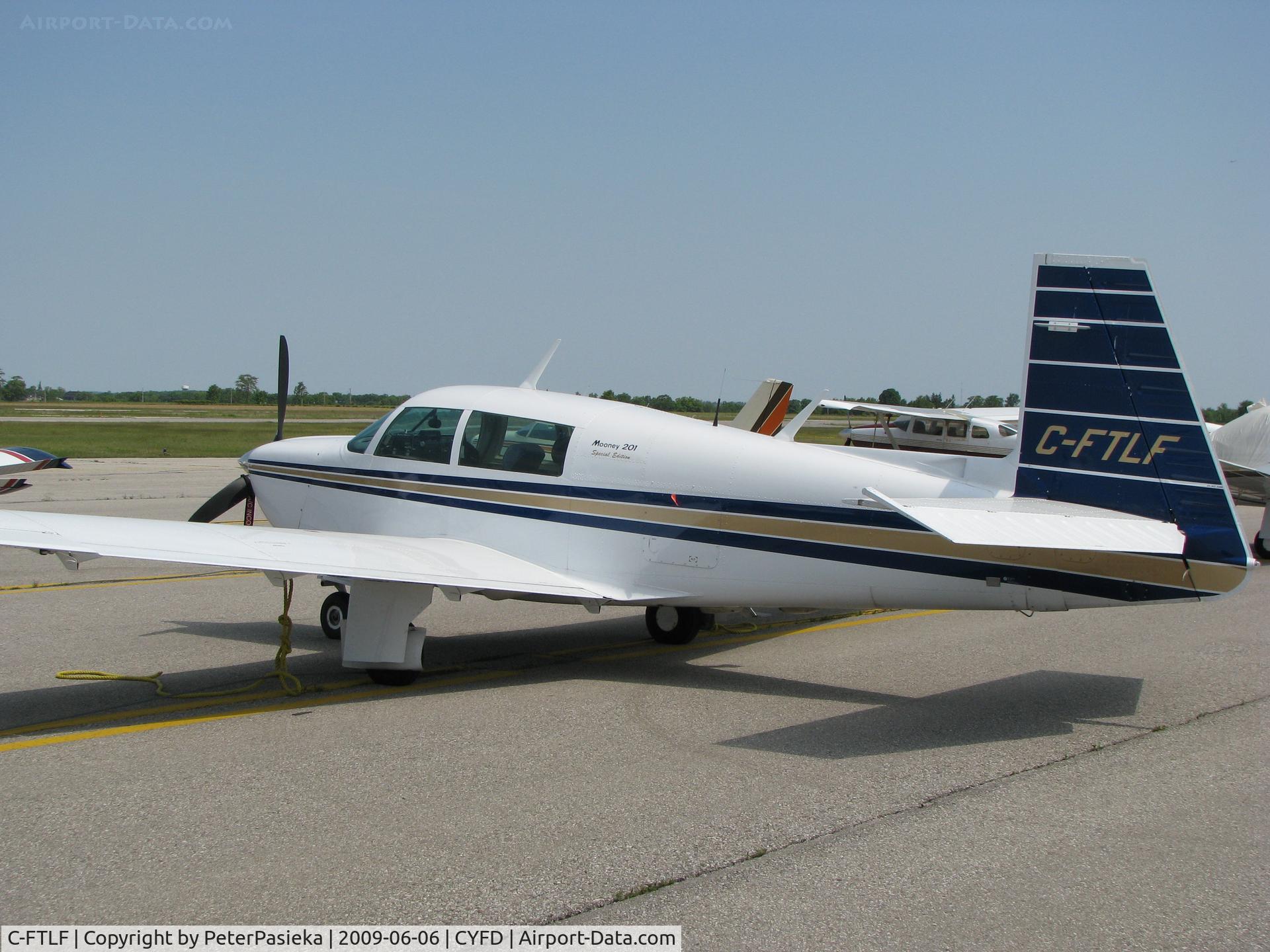 C-FTLF, 1984 Mooney M20J 201 C/N 24-1508, @ Brantford Airport