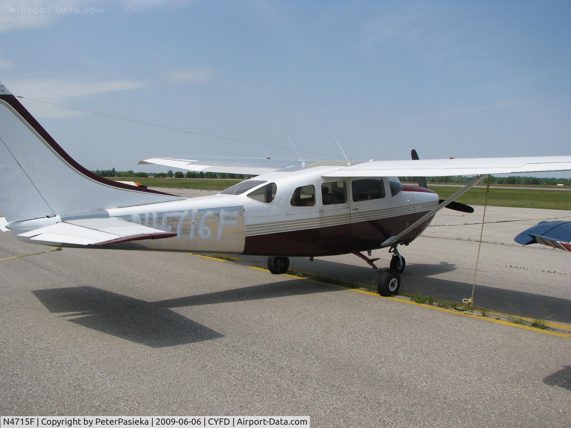N4715F, 1966 Cessna P206B Super Skylane C/N P206-0315, @ Brantford Airport