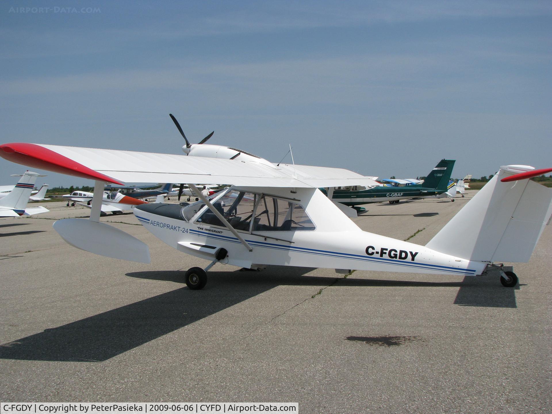 C-FGDY, 2005 Aeroprakt A-24 Viking C/N 005, @ Brantford Airport