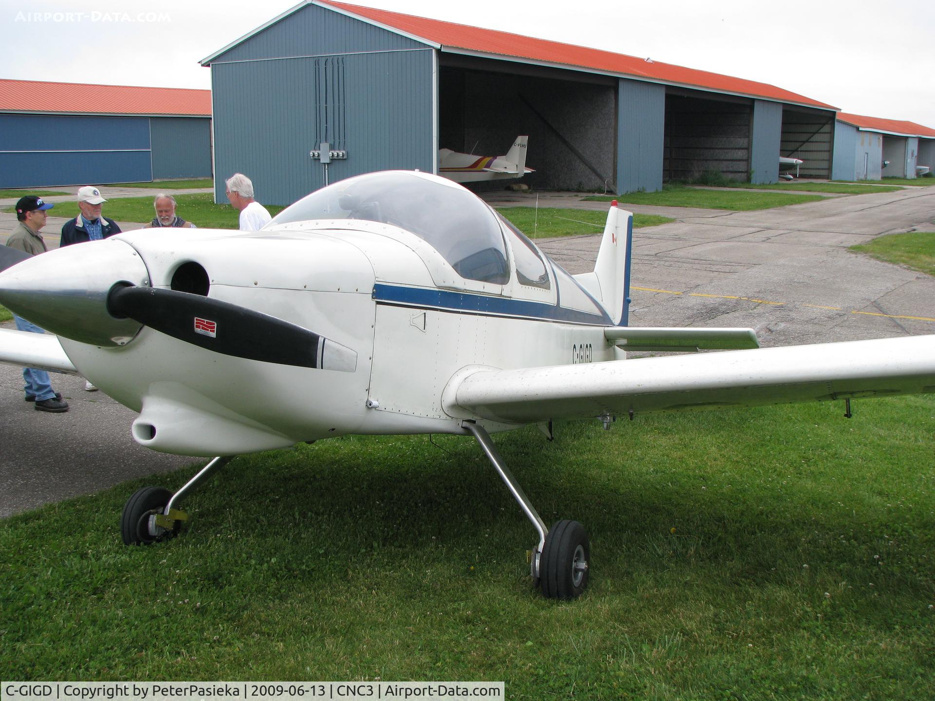 C-GIGD, 1986 Zenair CH-300 Tri-Z C/N 3-473, @ Brampton Airport
