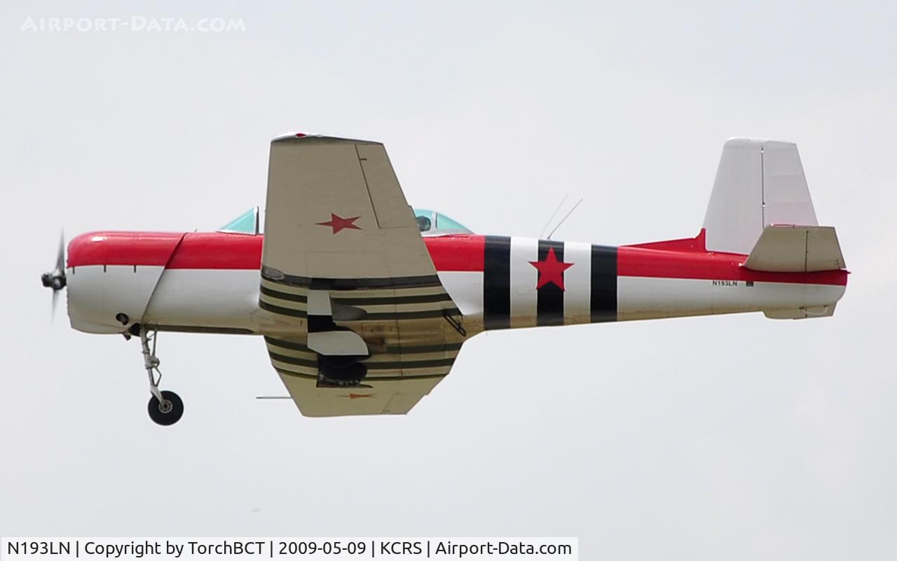 N193LN, Nanchang CJ-6A C/N 3632009, Nanchang departing RWY 14 during Corscana Airshow 09.