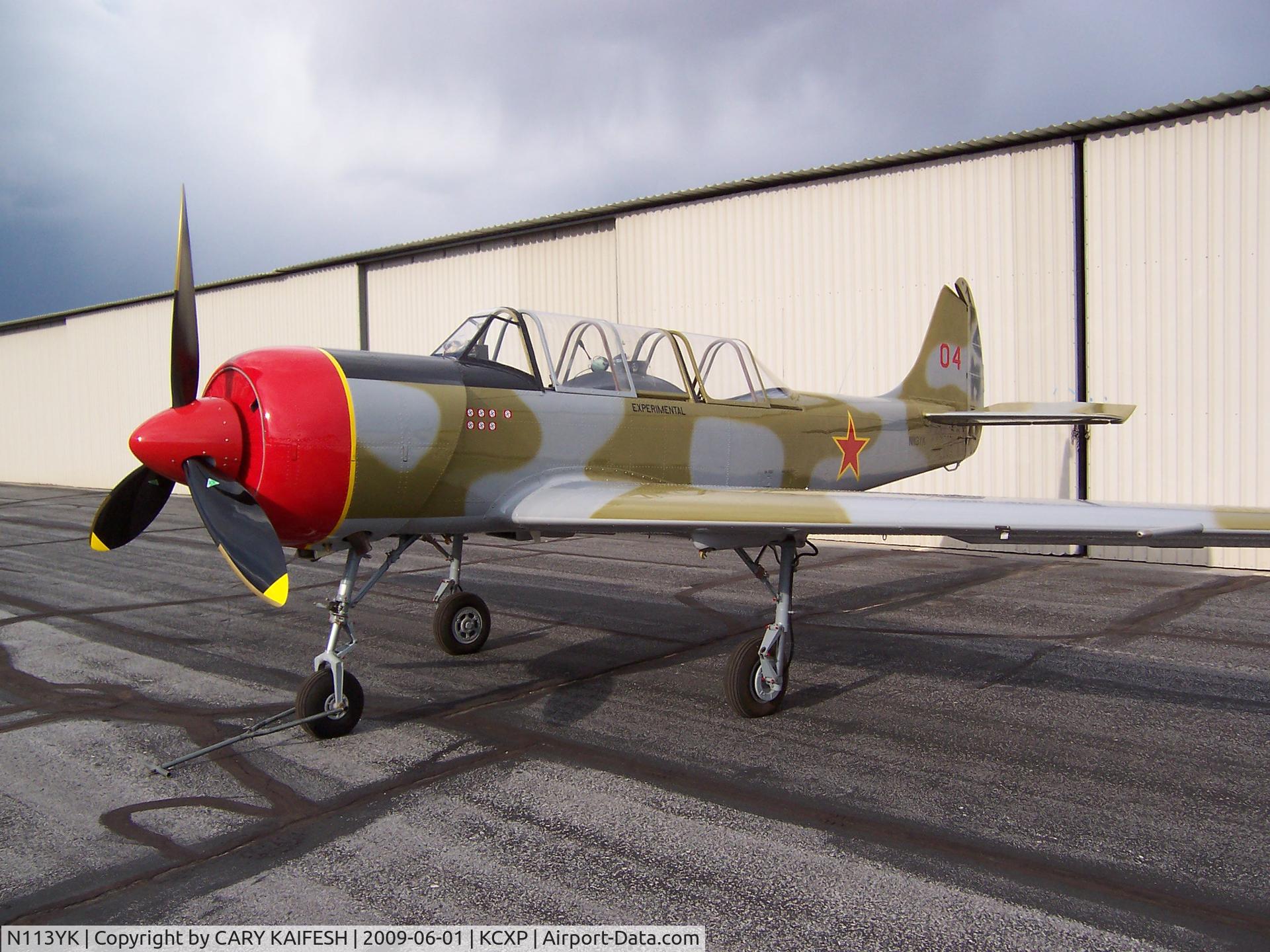 N113YK, 1991 Yakovlev Yak-52 C/N 9111114, 1991 YAK 52, SERIAL NUMBER 9111114